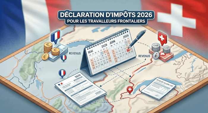 Déclaration impôts frontaliers Suisse 2026 - 700